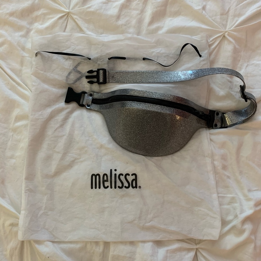 Silver Sparkly Melissa Fanny Pack